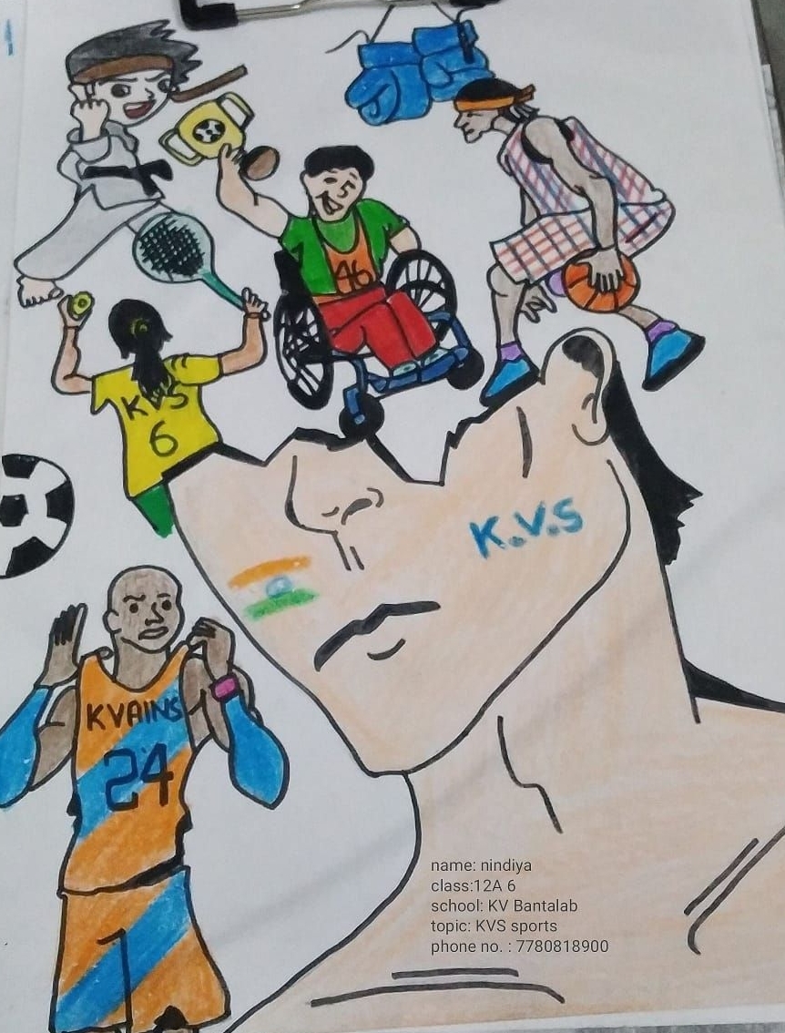 Result of online Painting/Drawing/Poster Making Competition on account of  Birth Anniversary of Hockey Legend Mazor Dhayan Chand and celebration of  National Sports Day on 29th  2020. | KENDRIYA VIDYALAYA (CRPF) BANTALAB